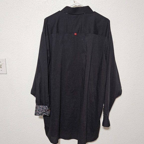 Mens Sloane longs sleeve floral contrasting cuffs size 3x - Picture 10 of 14